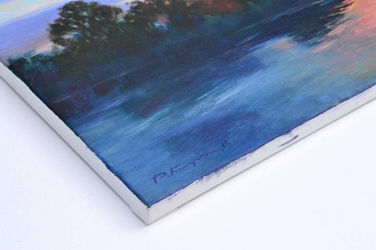 Original Impressionism Landscape Painting by Ruslan Kiprych