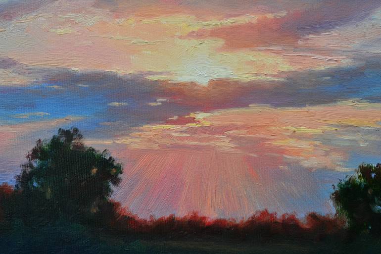 Original Impressionism Landscape Painting by Ruslan Kiprych