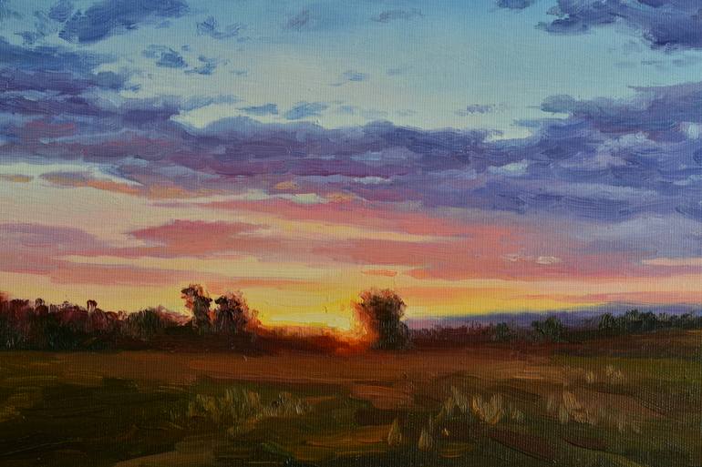 Original Impressionism Landscape Painting by Ruslan Kiprych