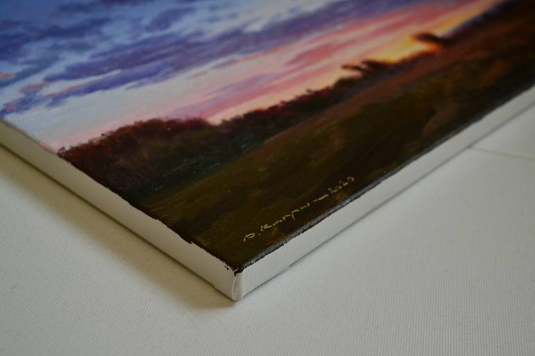 Original Impressionism Landscape Painting by Ruslan Kiprych