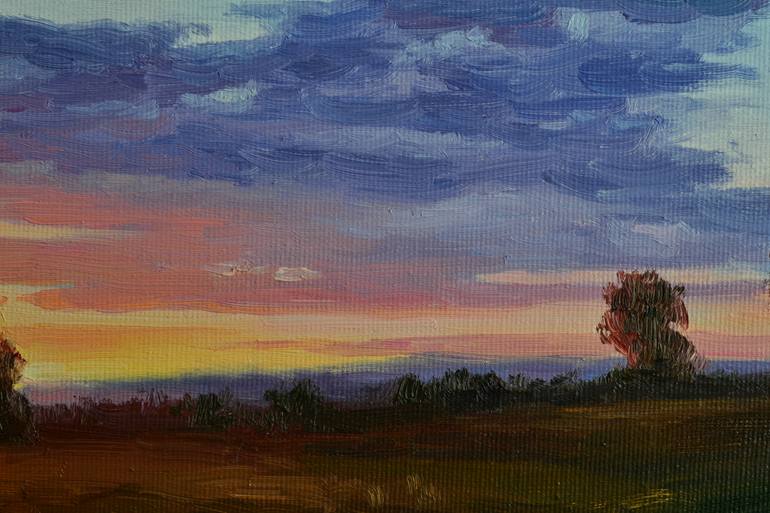 Original Impressionism Landscape Painting by Ruslan Kiprych