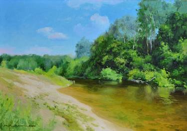 Print of Fine Art Landscape Paintings by Ruslan Kiprych