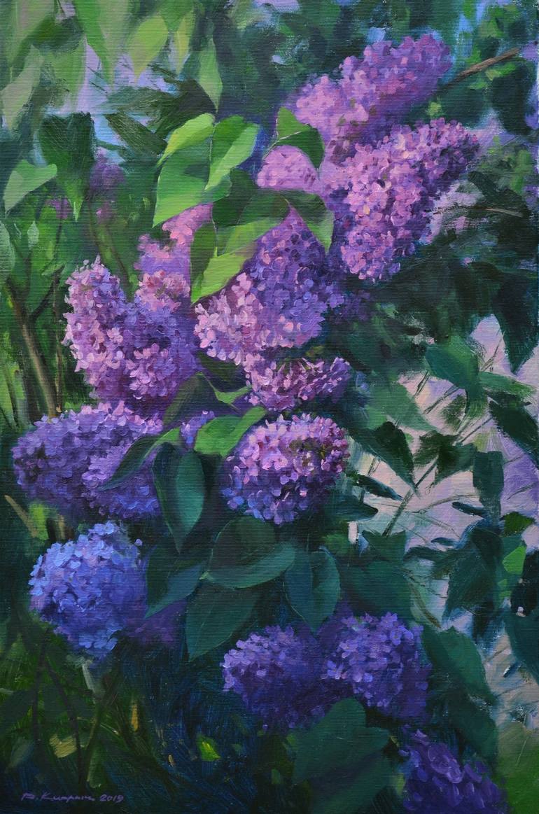 Lilac in the yard - Print
