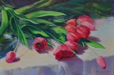 Print of Fine Art Floral Paintings by Ruslan Kiprych