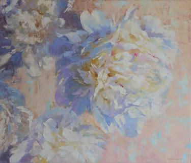 Original Abstract Floral Paintings by Ruslan Kiprych