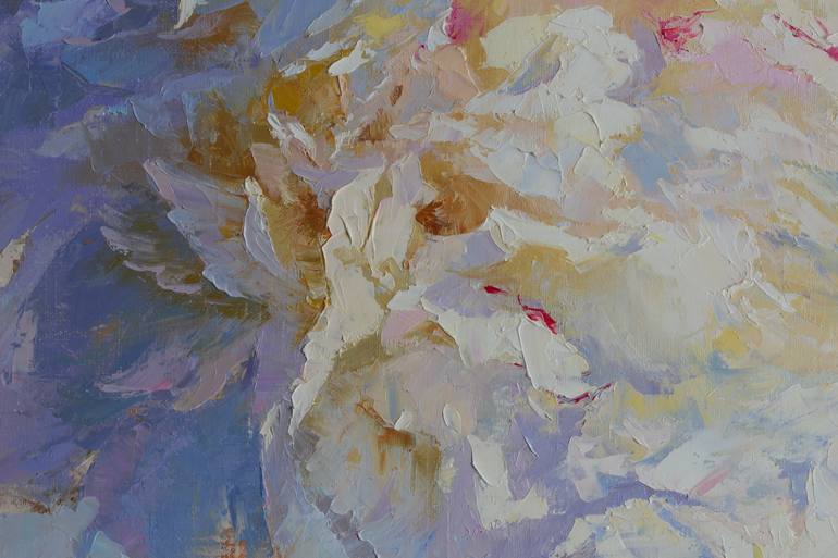 Original Abstract Floral Painting by Ruslan Kiprych