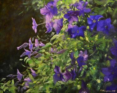 Original Fine Art Floral Paintings by Ruslan Kiprych