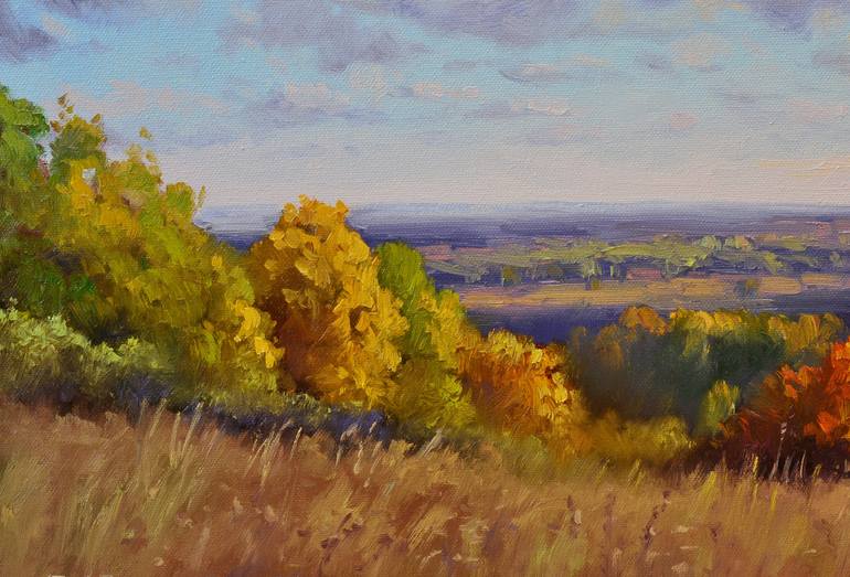 Original Fine Art Landscape Painting by Ruslan Kiprych