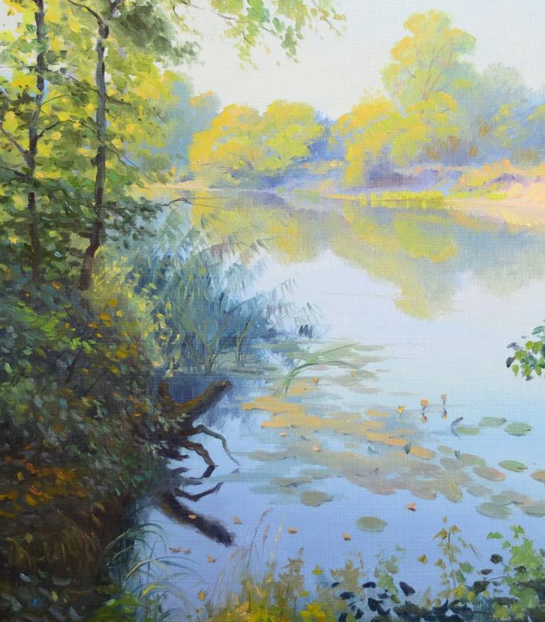Original Fine Art Landscape Painting by Ruslan Kiprych