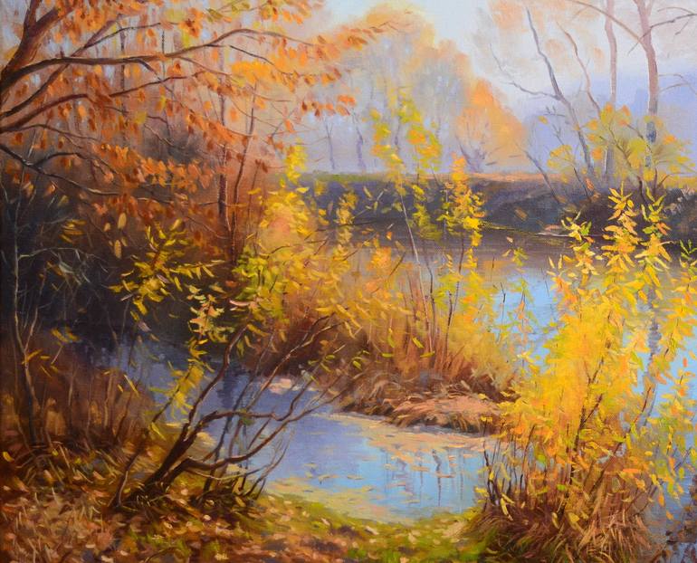 Original Fine Art Landscape Painting by Ruslan Kiprych