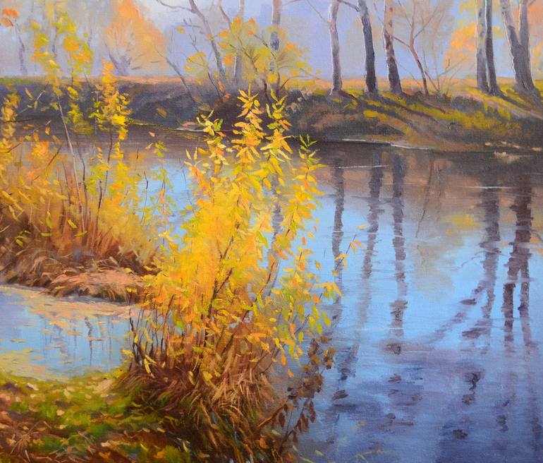 Original Fine Art Landscape Painting by Ruslan Kiprych