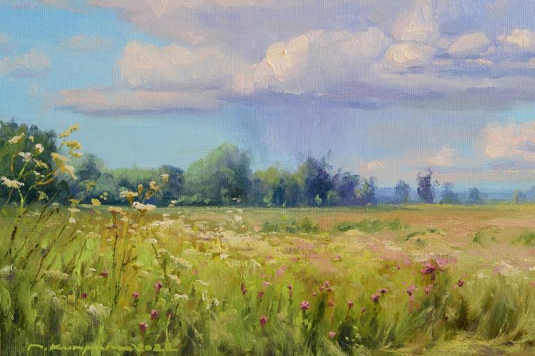 Original Fine Art Landscape Painting by Ruslan Kiprych