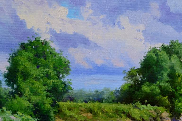 Original Fine Art Landscape Painting by Ruslan Kiprych