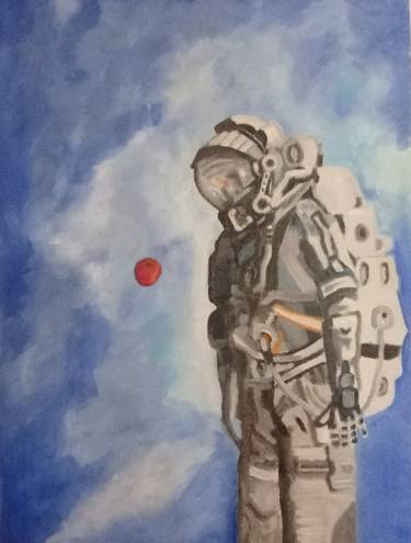 Original Outer Space Paintings by Boni Contreras