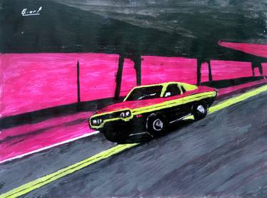 Original Abstract Expressionism Car Paintings by EL HILALI MOHAMED