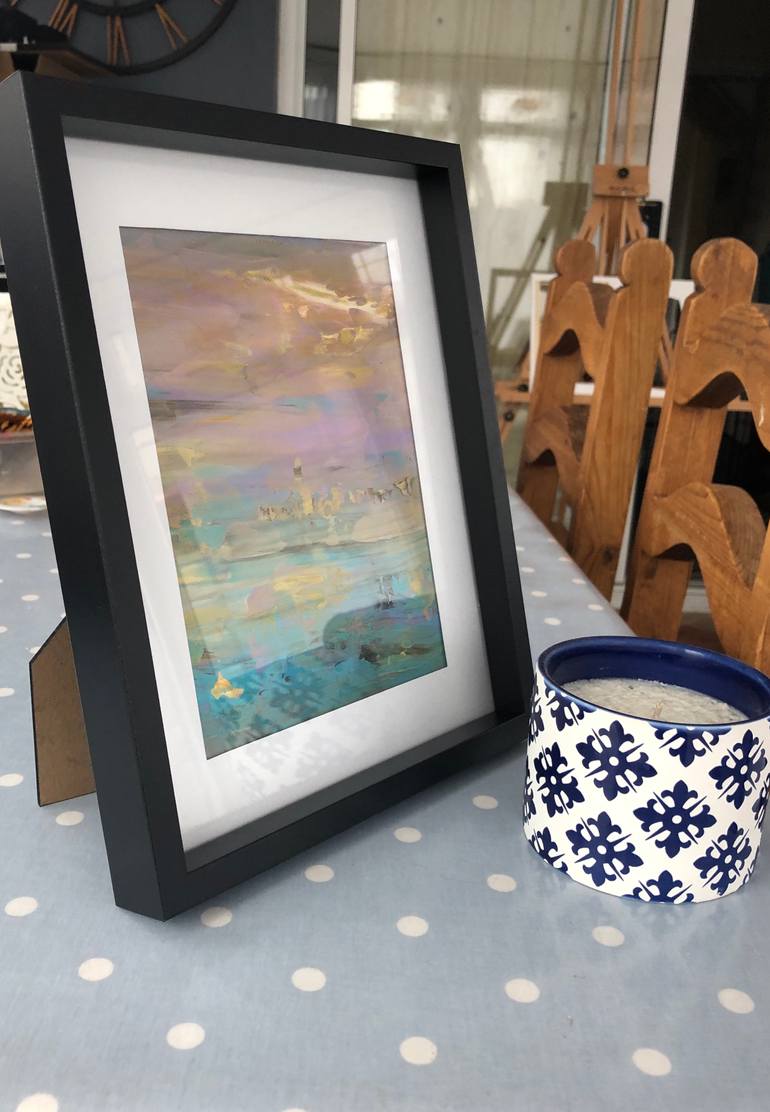 Original Abstract Expressionism Landscape Painting by Catherine Mackie