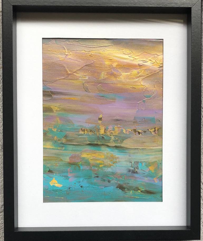 Original Abstract Expressionism Landscape Painting by Catherine Mackie