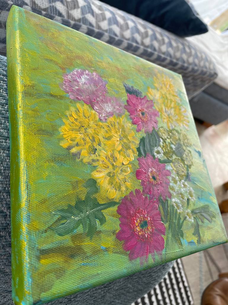 Original Impressionism Floral Painting by Catherine Mackie
