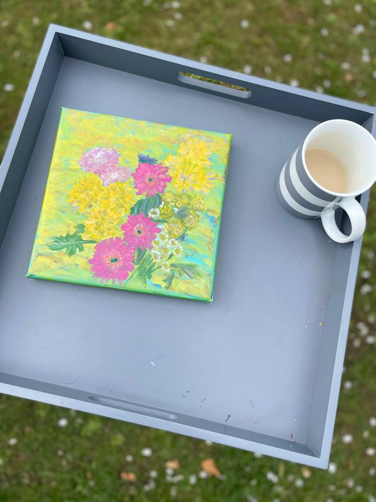 Original Impressionism Floral Painting by Catherine Mackie