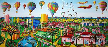Saatchi Art Artist Raphael Perez; Paintings, “kibbutz beari pintor israelí pinturas de paisajes” #art