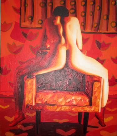 Print of Art Deco Nude Paintings by Raphael Perez