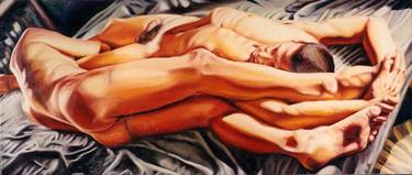 nude gay men couple erotic man paintings artworks homoerotic artwork thumb