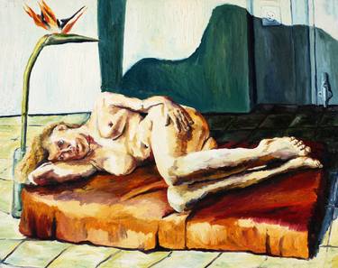 Original Expressionism Nude Paintings by Raphael Perez