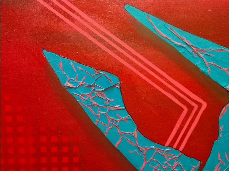 Original Abstract Painting by Gerard Laurence