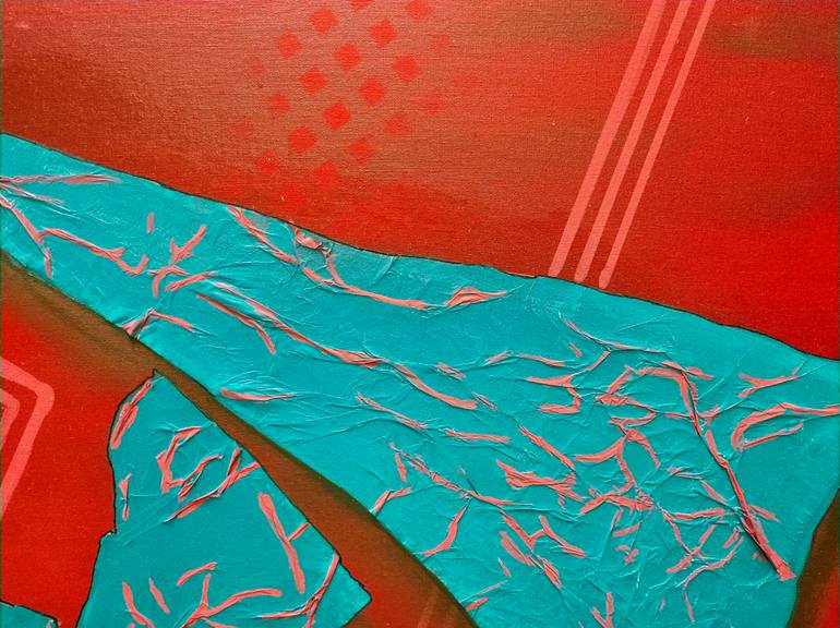 Original Abstract Painting by Gerard Laurence