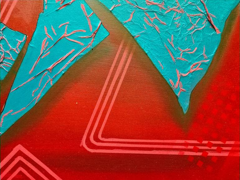 Original Abstract Painting by Gerard Laurence