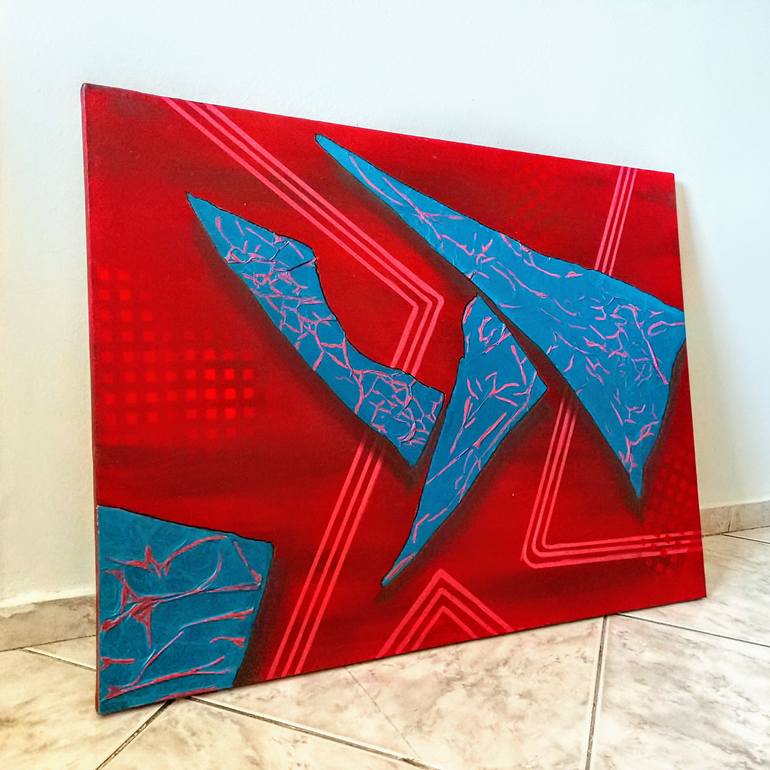 Original Abstract Painting by Gerard Laurence
