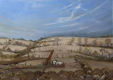 Original Impressionism Landscape Painting by Iaroslav Hmelnitki