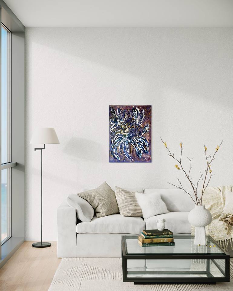 Original Abstract Expressionism Abstract Painting by Elena Giersch