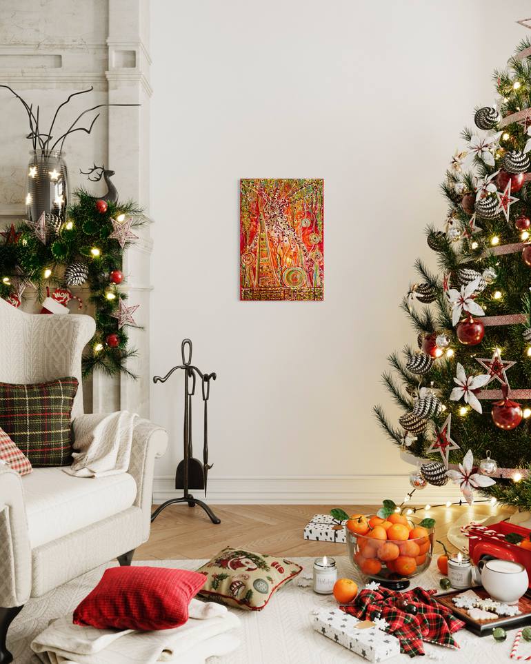Original Abstract Expressionism Abstract Painting by Elena Giersch