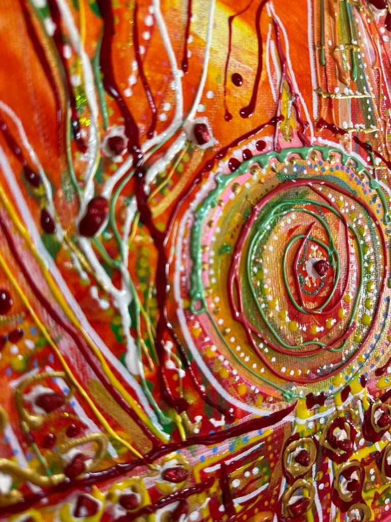 Original Abstract Expressionism Abstract Painting by Elena Giersch