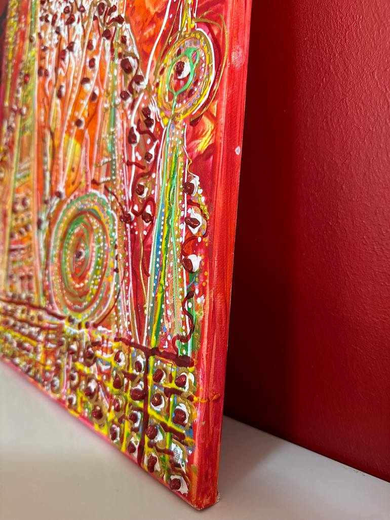 Original Abstract Expressionism Abstract Painting by Elena Giersch