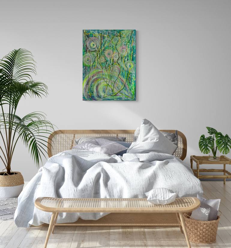 Poetry oft he rain. Painting by Elena Giersch | Saatchi Art