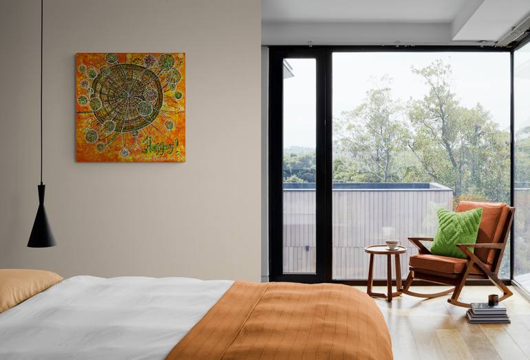 Original Abstract Expressionism Abstract Painting by Elena Giersch