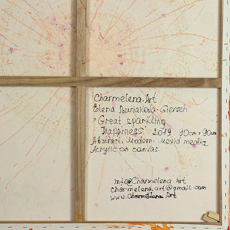 Original Abstract Expressionism Abstract Painting by Elena Giersch