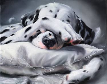 Original Realism Animal Painting by Victoria Badion