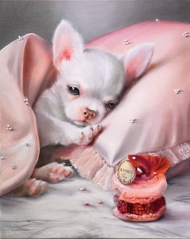 Original Realism Animal Painting by Victoria Badion