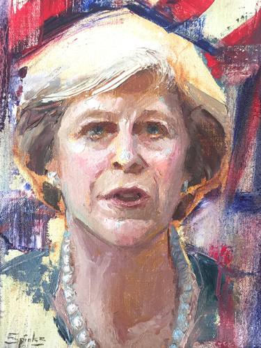 Brexit Means Brexit Theresa May Painting By Johanna Spinks Saatchi Art