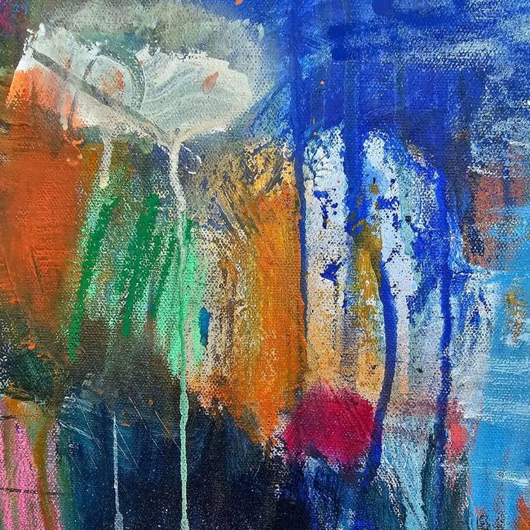 Original Abstract Mixed Media by Natalie Dadamio