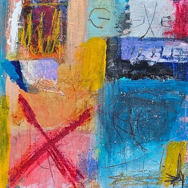 Original Abstract Mixed Media by Natalie Dadamio