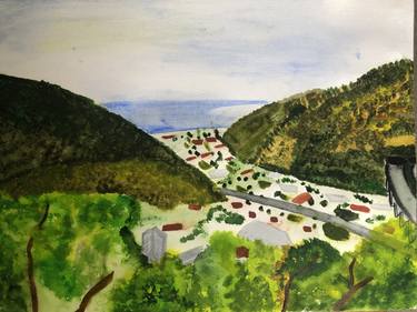 Original Minimalism Landscape Paintings by Anna Valteran