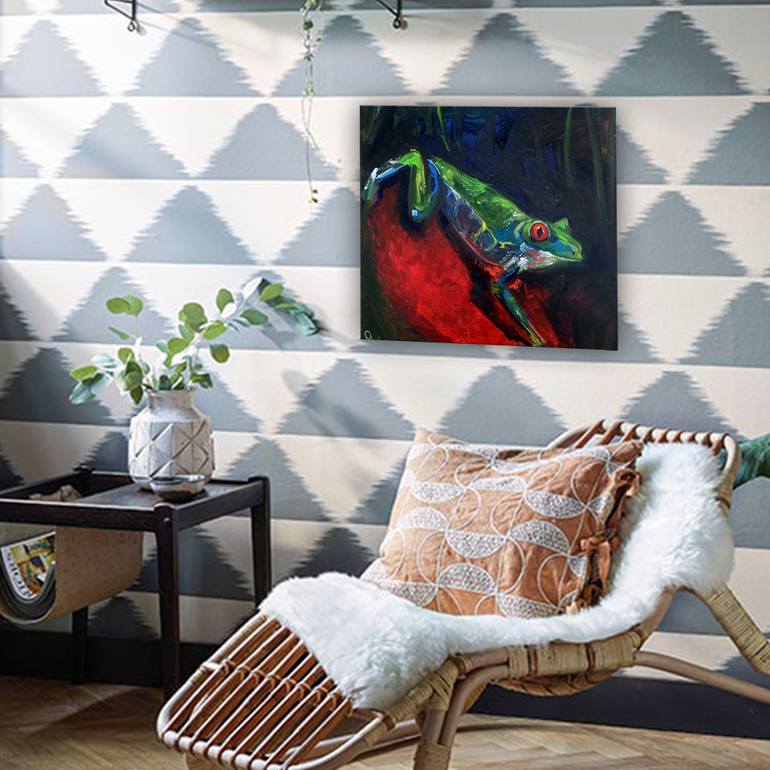 Original Realism Animal Painting by Lola Moss