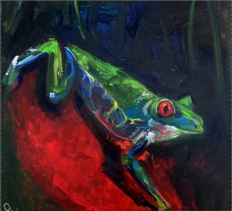 Original Realism Animal Painting by Lola Moss