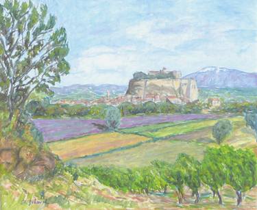 View of Grignan castle thumb