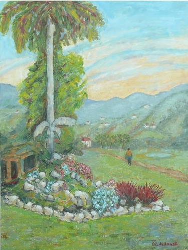 Original Impressionism Landscape Paintings by ERIC DELAVAL