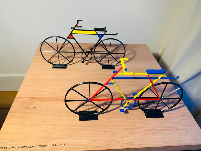 Original Conceptual Transportation Sculpture by Lex Ubbink